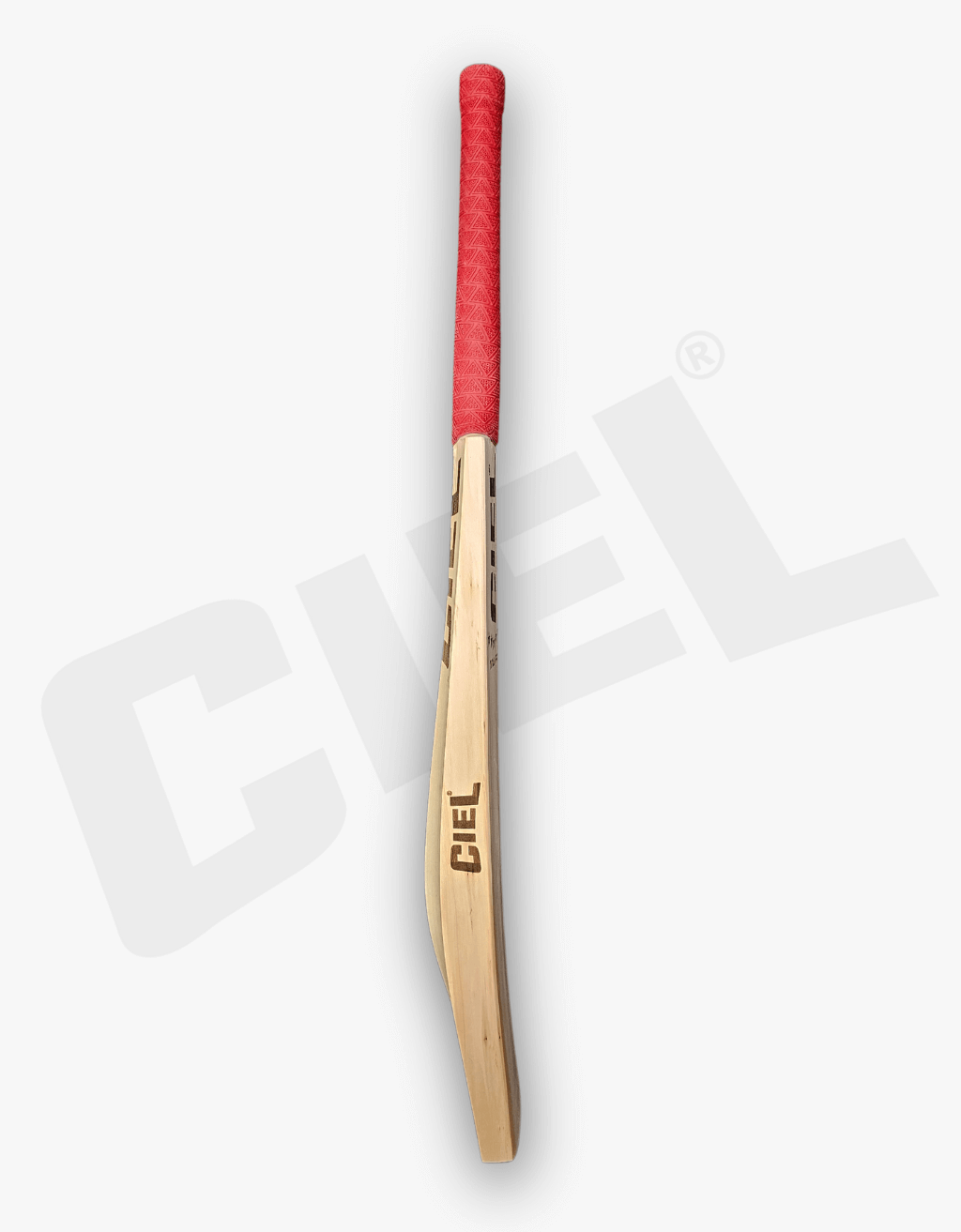 Titan Pro Player Edition English Willow Bat – Side view showcasing the sleek profile, thick edges, and premium build, designed for superior power and control in leather ball cricket.
