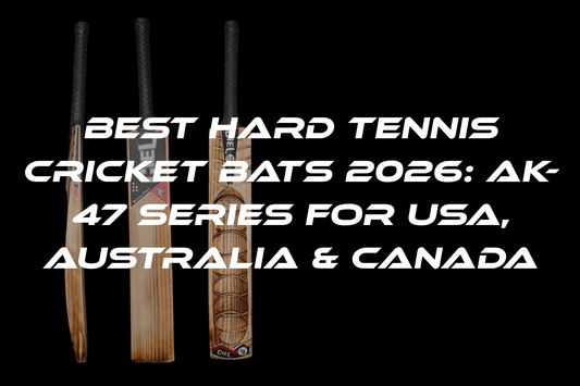 Hard Tennis Cricket Bats for the USA, UK, Australia & Canada