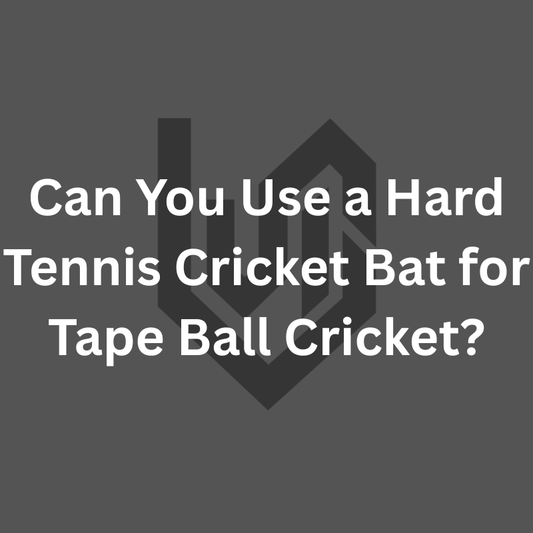Can You Use a Hard Tennis Cricket Bat for Tape Ball Cricket?