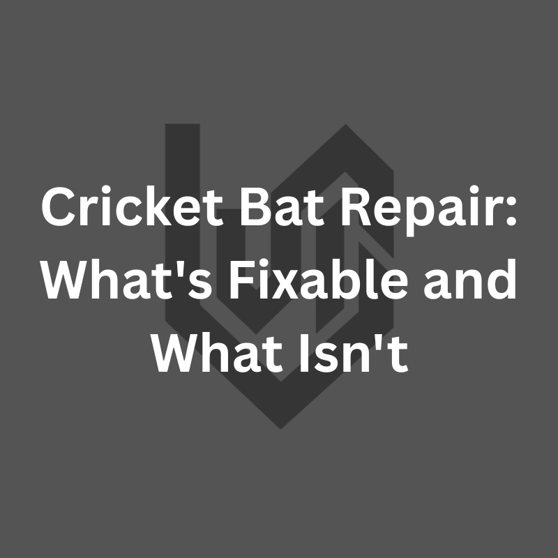 Cricket Bat Repair: What's Fixable and What Isn't