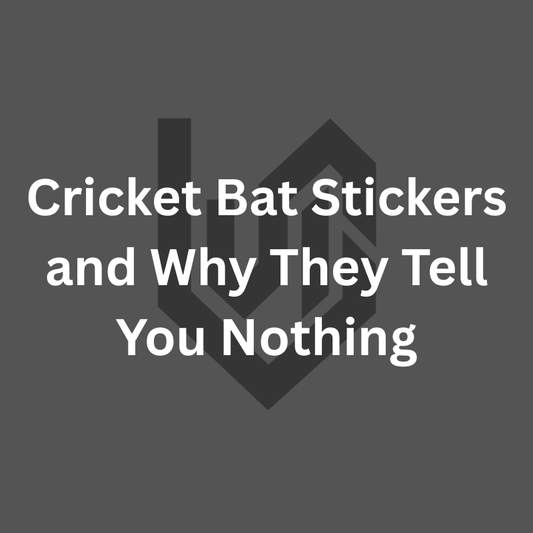 Cricket Bat Stickers and Why They Tell You Nothing