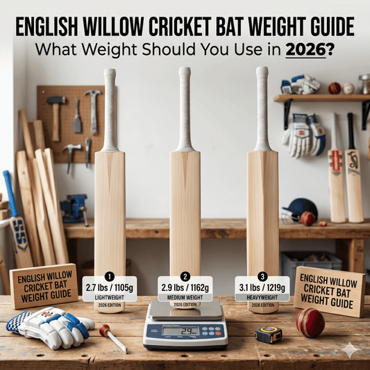 English Willow Cricket Bat Weight Guide: What Weight Should You Use in 2026?