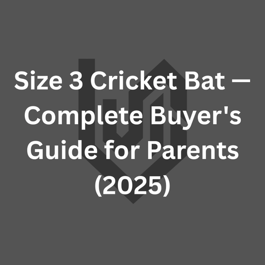 Size 3 Cricket Bat — Complete Buyer's Guide for Parents (2025)