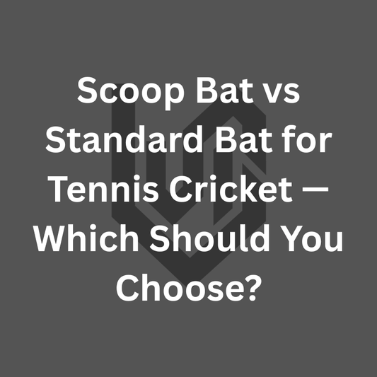 Scoop Bat vs Standard Bat for Tennis Cricket — Which Should You Choose?