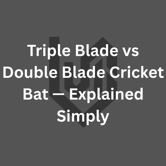 Triple blade vs double blade cricket bat — what's the real difference? Cielsports Meerut explains both designs simply. Which one suits your batting style? From ₹3,199 factory-direct.