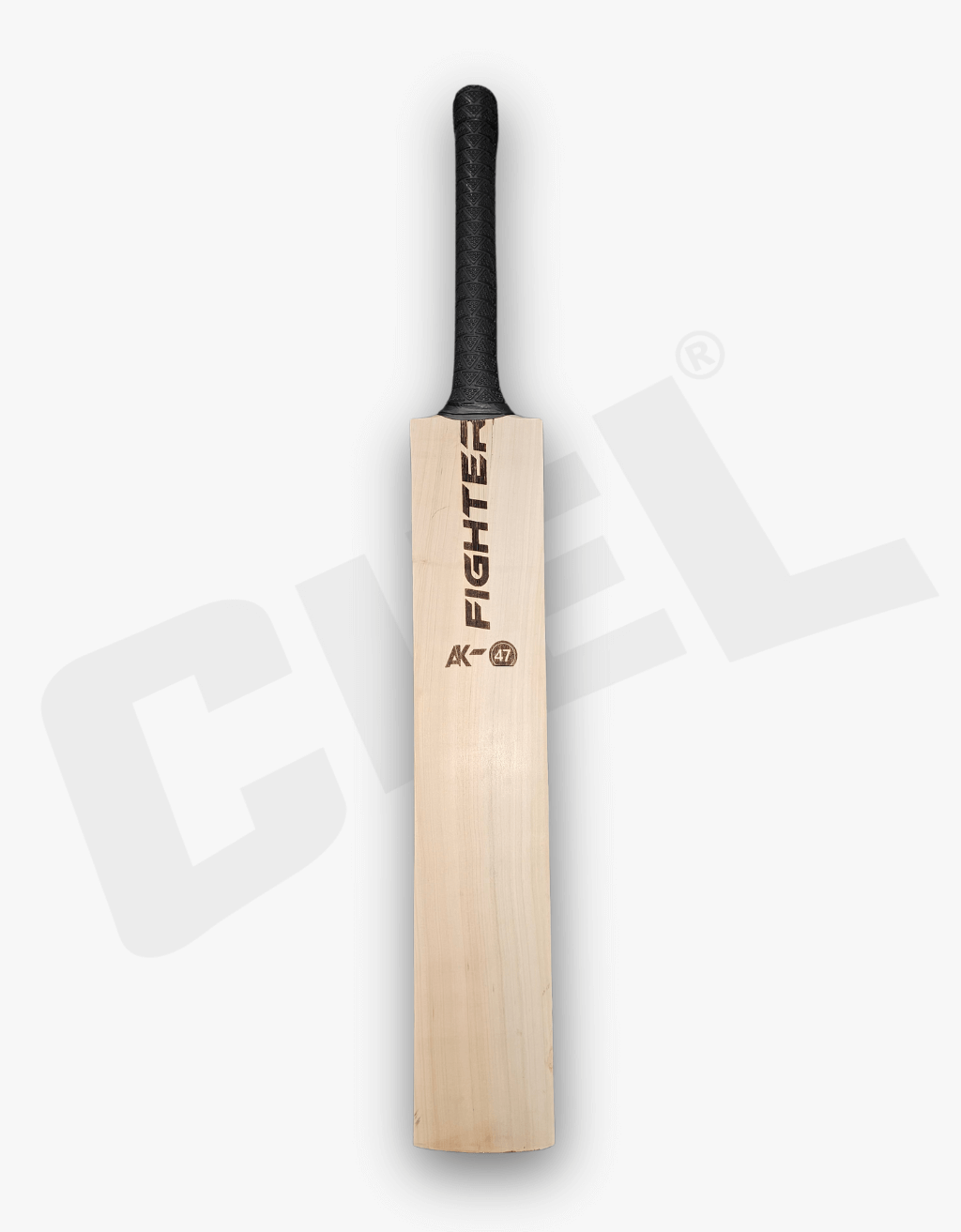 Front view of the Fighter Bat showcasing its clean face and striking design.