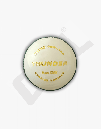 THUNDER LEATHER CRICKET BALL – DURABLE FOR 50 OVERS