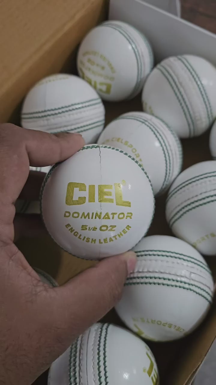 Dominator Leather Cricket Ball – Premium Professional Quality
